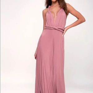 NWT Lulu’s Tricks of the Trade Dress in Mauve